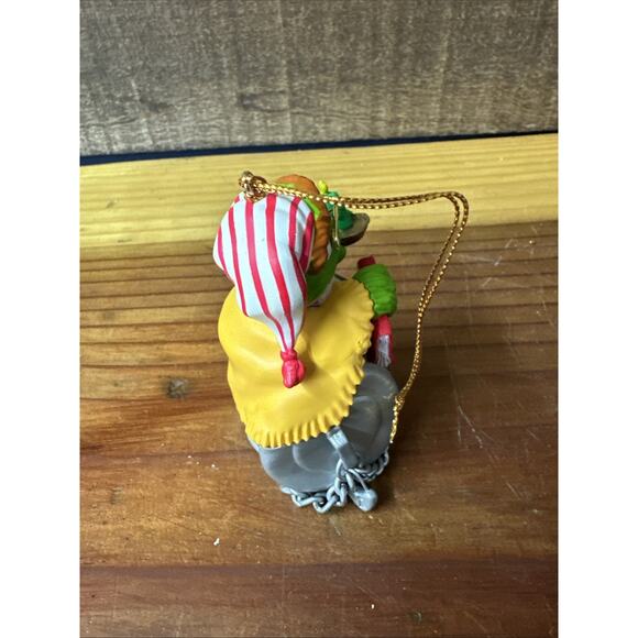 Grolier 1993 Christmas Ornament OSCAR Sesame Street Jim Henson Vintage In Box - Picture 4 of 6